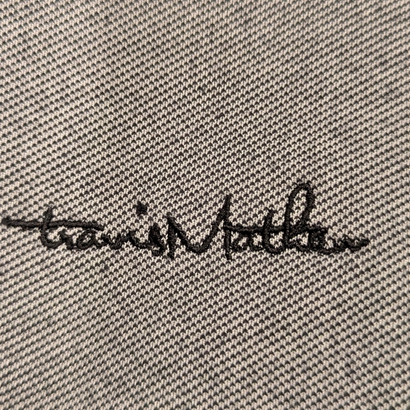 TravisMathew Men’s Golf V-Neck Pullover Gray Size L + Topgolf Hat NWT Bundle - Picture 5 of 11